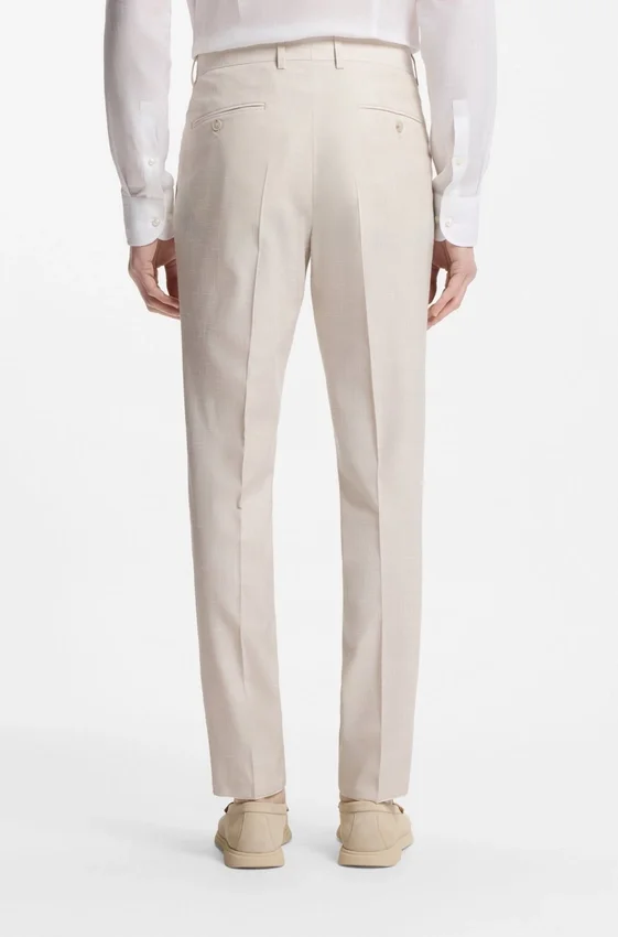 Two-piece slim-fit suit in stretch fabric Two-piece slim-fit suit in stretch fabric
