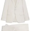 Two-piece slim-fit suit in stretch fabric Two-piece slim-fit suit in stretch fabric