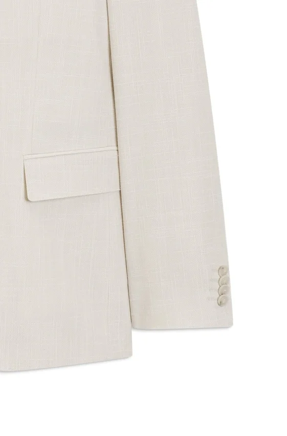 Two-piece slim-fit suit in stretch fabric Two-piece slim-fit suit in stretch fabric