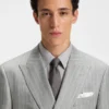 Two-piece slim-fit suit in striped virgin wool Two-piece slim-fit suit in striped virgin wool