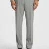 Two-piece slim-fit suit in striped virgin wool Two-piece slim-fit suit in striped virgin wool