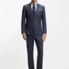 Two-piece slim-fit suit in virgin wool and silk Two-piece slim-fit suit in virgin wool and silk