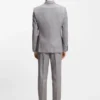 Two-piece slim-fit suit in virgin wool and silk Two-piece slim-fit suit in virgin wool and silk
