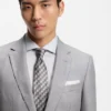 Two-piece slim-fit suit in virgin wool and silk Two-piece slim-fit suit in virgin wool and silk