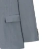 Two-piece slim-fit suit in virgin wool and silk