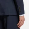 Two-piece slim-fit suit in wool and silk
