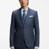 Two-piece slim-fit suit in wool, silk and linen Two-piece slim-fit suit in wool, silk and linen