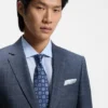 Two-piece slim-fit suit in wool, silk and linen Two-piece slim-fit suit in wool, silk and linen