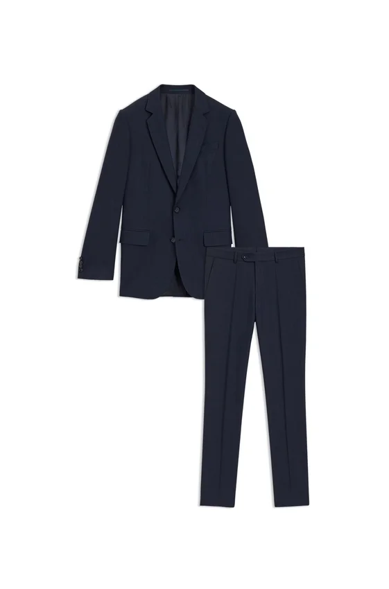 Two-piece suit in virgin wool, silk and linen Two-piece suit in virgin wool, silk and linen