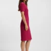 V-neck business dress with seam details V-neck business dress with seam details