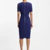 V-neck business dress with seam details V-neck business dress with seam details