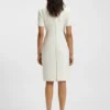 V-neck business dress with seam details V-neck business dress with seam details