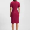 V-neck business dress with seam details V-neck business dress with seam details
