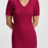 V-neck business dress with seam details V-neck business dress with seam details