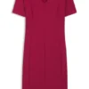 V-neck business dress with seam details V-neck business dress with seam details