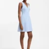 V-neck dress with seam details V-neck dress with seam details