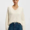 V-neck sweater in Italian yarn