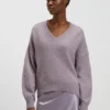 V-neck sweater in Italian yarn