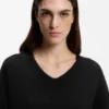 V-neck sweater in Italian yarn