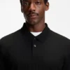 Vertical-stripe polo shirt in mercerised cotton Vertical-stripe polo shirt in mercerised cotton