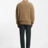 Virgin-wool sweater in a relaxed fit