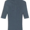 Virgin-wool sweater with mock neck