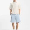 Waffle-structure knit polo with Johnny collar