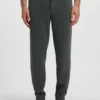 Waffle-structure pyjama bottoms in a cotton blend