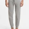 Waffle-structure pyjama bottoms in a cotton blend