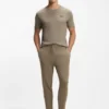 Waffle-structure pyjama bottoms in a cotton blend