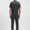 Waffle-structure pyjama bottoms in a cotton blend