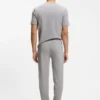 Waffle-structure pyjama bottoms in a cotton blend