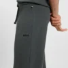 Waffle-structure pyjama bottoms in a cotton blend