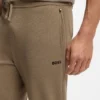 Waffle-structure pyjama bottoms in a cotton blend