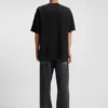 Waffle-structure T-shirt in a cotton blend