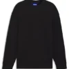 Waffle-structure T-shirt in a cotton blend