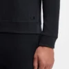 Waffle-texture sweatshirt in a cotton blend