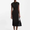 Waistband-detail dress in stretch jersey Waistband-detail dress in stretch jersey