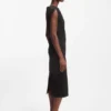 Waistband-detail dress in stretch jersey Waistband-detail dress in stretch jersey