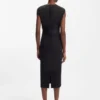 Waistband-detail dress in stretch jersey Waistband-detail dress in stretch jersey