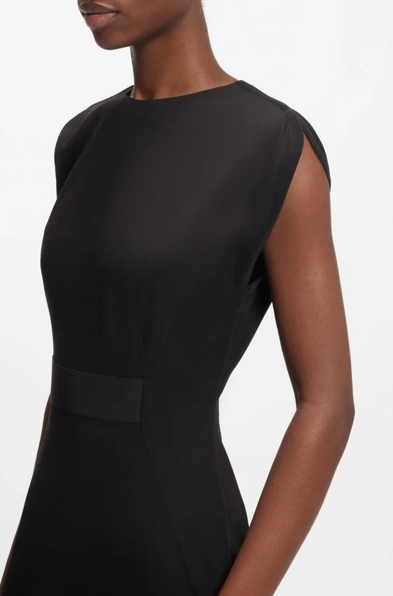 Waistband-detail dress in stretch jersey Waistband-detail dress in stretch jersey