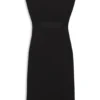 Waistband-detail dress in stretch jersey Waistband-detail dress in stretch jersey