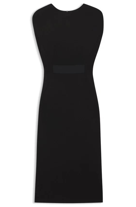 Waistband-detail dress in stretch jersey Waistband-detail dress in stretch jersey