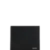 Wallet with foil-embossed logo