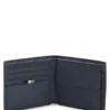 Wallet with silver-foil logo