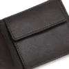 Wallet with silver-foil logo