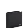 Wallet with silver-foil logo