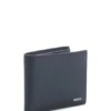 Wallet with silver-foil logo