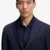 Washable slim-fit jacket in a wool blend Washable slim-fit jacket in a wool blend
