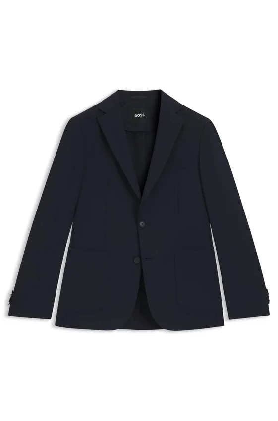 Washable slim-fit jacket in a wool blend Washable slim-fit jacket in a wool blend